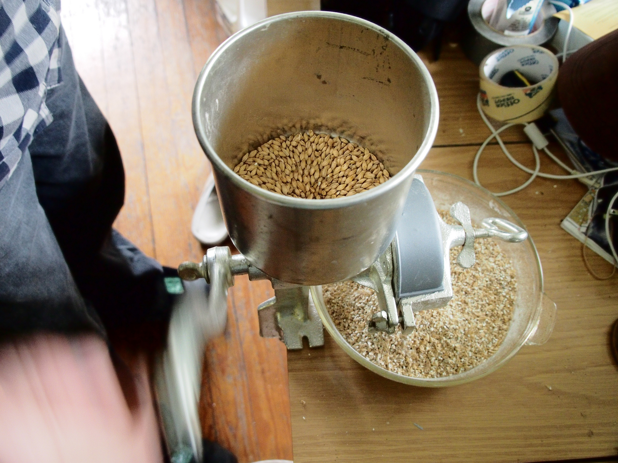 grinding malt
